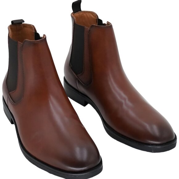 Alfani | Shoes | Alfani Thommas Chelsea Boots Brown Round  display picture 3